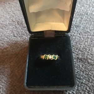 Emerald and Diamond Ring